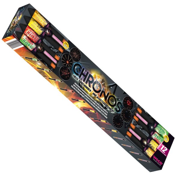Chronos, 12-teiliges Raketen-Sortiment